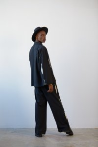 Unisex Orka Desenli Matador Style İspanyol Paça Oversize Takım - Orka