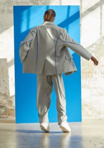 Unisex Blue Tulip İnce Şerit Detaylı Oversize Takım – Blue Tulip